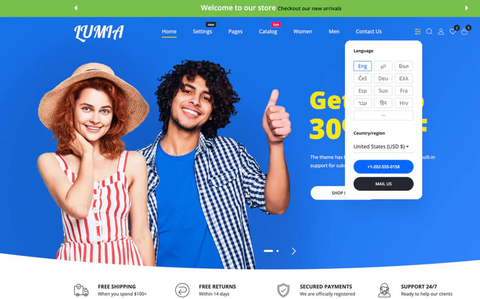Lumia - Multipurpose Shopify Theme OS 2.0